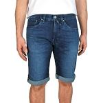 Blaue Pierre Cardin Jeans-Shorts aus Denim für Herren für den für den Sommer 