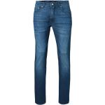 Blaue Pierre Cardin Slim Fit Jeans aus Denim für Herren Größe XXL Weite 34, Länge 30 