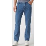 Blaue Pierre Cardin Dijon Bio Straight Leg Jeans aus Baumwolle für Herren Größe XXL Weite 38, Länge 30 