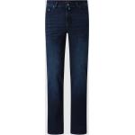 Reduzierte Blaue Pierre Cardin Dijon Slim Fit Jeans aus Baumwollmischung für Herren Weite 34, Länge 32 