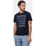 Reduzierte Marineblaue Casual Pierre Cardin Rundhals-Ausschnitt T-Shirts aus Jersey trocknergeeignet für Herren Größe M 