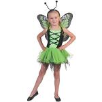 Grüne Funny Fashion Schmetterling-Kostüme aus Tüll für Kinder 