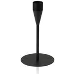 Schwarze Minimalistische 32 cm Piet Hein Kandelaber & Kerzenleuchter aus Edelstahl 