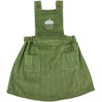 Grüne Bestickte Bio Nachhaltige Kinderlatzröcke mit Knopf aus Baumwolle Größe 92 