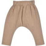 Taupefarbene Bio Nachhaltige Baggy Pants für Kinder & Baggy Hosen für Kinder aus Baumwolle maschinenwaschbar 