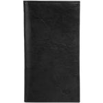 Piké Brieftasche (1-tlg), echt Leder, schwarz, schwarz