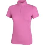 Pinke Sportliche Pikeur Stehkragen T-Shirts mit Reißverschluss für Damen Größe XS 