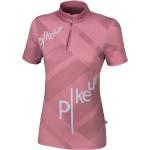 Reduzierte Rosa Sportliche Pikeur Stehkragen T-Shirts mit Reißverschluss für Damen Größe L 