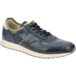Blaue Pikolinos Runde Low Sneaker in Normalweite aus Rindsleder mit herausnehmbarem Fußbett für Herren Größe 46 