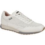Weiße Pikolinos Runde Low Sneaker in Normalweite aus Glattleder mit herausnehmbarem Fußbett für Herren 