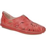 Rote Pikolinos Jerez Runde Lederschuhe & Kunstlederschuhe mit Kirschenmotiv in Normalweite aus Rindsleder mit herausnehmbarem Fußbett für Damen 