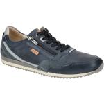 Blaue Pikolinos Runde Low Sneaker mit Reißverschluss in Breitweite mit herausnehmbarem Fußbett für Herren Größe 46 