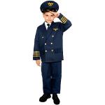 Blaue Maskworld Pilotenkostüme aus Baumwolle für Kinder 