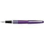 Violette Retro Pilot Pen Füller & Füllfederhalter aus Metall wiederaufladbar 