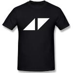 Pimkly Herren Kurzarm Shirt Sportbekleidung, Avicii Print Short Sleeve T Shirt for Men and Women