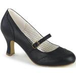 Schwarze Pin Up High Heels & Stiletto-Pumps Leicht für Damen Größe 37 