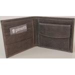 pinetti Leder-Portemonnaie Man Wallet | dunkelgrau 00.0475.133.055