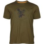 Reduzierte Olivgrüne Langärmelige Pinewood Bio T-Shirts aus Baumwolle für Herren Größe S 