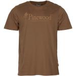 Reduzierte Braune Langärmelige Pinewood T-Shirts aus Baumwolle für Herren Größe M 