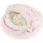Rosa Katzenhöhlen aus Fleece maschinenwaschbar 