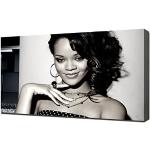 Pingoo Prints Rihanna 15,2 cm Kunstdruck, Leinwand, Mehrfarbig, 60 x 90 x 5 cm