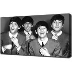 Pingoo Prints The Beatles - 2 Kunstdruck auf Leinwand, 60 x 90 x 5 cm