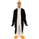 Schwarze Pinguin-Kostüme aus Polyester Größe XXL 