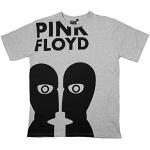 Graue Kurzärmelige United Labels Pink Floyd Herrenbandshirts Größe XXL 