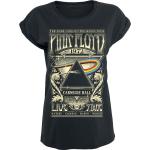Schwarze Pink Floyd Rundhals-Ausschnitt Damenbandshirts Größe 5 XL für Festivals 