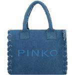 Reduzierte Blaue PINKO Strandtaschen & Badetaschen mit Meer-Motiv für Damen 
