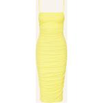 Gelbe PINKO Maxi Spaghettiträger-Kleider aus Viskose für Damen Größe S für den für den Winter 