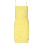 Gelbe Ärmellose PINKO Bandage-Kleider & Bodycon-Kleider mit Reißverschluss aus Viskose enganliegend für Damen Größe M 