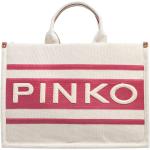 Reduzierte Beige PINKO Lederhandtaschen aus Leder für Damen 