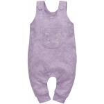 Violette Kinderlatzhosen aus Baumwolle für Babys Größe 80 