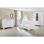Weiße Komplette Babyzimmer aus Massivholz 3-teilig 