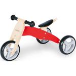 Rote Laufräder & Lauflernräder aus Massivholz höhenverstellbar für Mädchen 