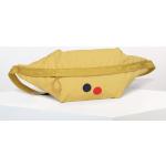 Gelbe pinqponq Brik Nachhaltige Herrenbauchtaschen & Herrenhüfttaschen mit Reißverschluss aus Stoff 