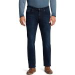 Dunkelblaue Bestickte Casual Atmungsaktive PIONEER Rando Jeans mit Stickerei mit Reißverschluss aus Baumwolle für Herren Weite 30, Länge 30 