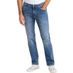 Blaue Casual PIONEER Rando Stretch-Jeans mit Reißverschluss für Herren 