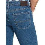 Blaue PIONEER Rando Stretch-Jeans mit Reißverschluss aus Baumwolle für Herren 