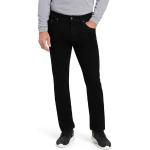 Schwarze Casual PIONEER Rando 5-Pocket Jeans Raw mit Reißverschluss für Herren 