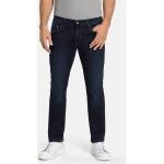 Reduzierte Blaue Unifarbene Casual PIONEER Straight Leg Jeans mit Reißverschluss aus Baumwolle für Herren 