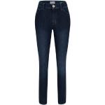 Blaue PIONEER Katy Stretch-Jeans aus Baumwolle für Damen Weite 44 