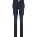Blaue PIONEER Jeans Katy 5-Pocket Jeans aus Baumwolle für Damen Übergrößen Weite 34, Länge 30 