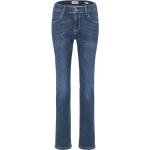Blaue PIONEER Jeans Sally 5-Pocket Jeans aus Baumwolle für Damen Größe XS Weite 40, Länge 34 