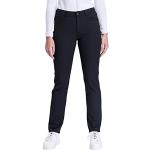 Schwarze Unifarbene PIONEER Jeans Kate Damenjeans mit Reißverschluss aus Denim Weite 40 