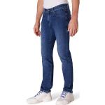Blaue PIONEER Jeans Bio Straight Leg Jeans aus Denim für Herren Weite 32 