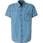 PIONEER® Freizeithemd, Regular Fit, Kurzarm, Kent-Kragen, für Herren, blau, XL