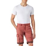 Reduzierte Karminrote PIONEER Jeans Cargo-Shorts aus Baumwolle für Herren für den für den Sommer 