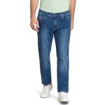 Blaue Bestickte PIONEER Jeans Rando Jeans mit Stickerei aus Denim für Herren Weite 33 